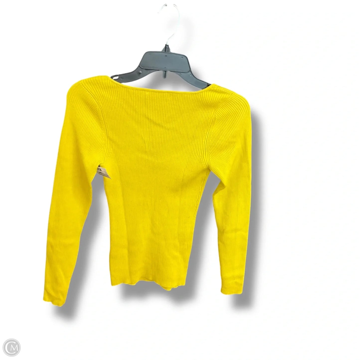Top Long Sleeve By Anthropologie In Green, Size: S