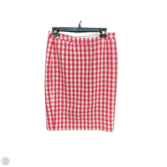 Skirt Midi By Boden In Checkered Pattern, Size: 6