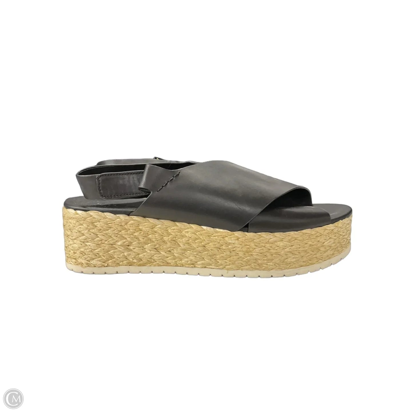 Sandals Heels Platform By Vince In Black, Size: 11