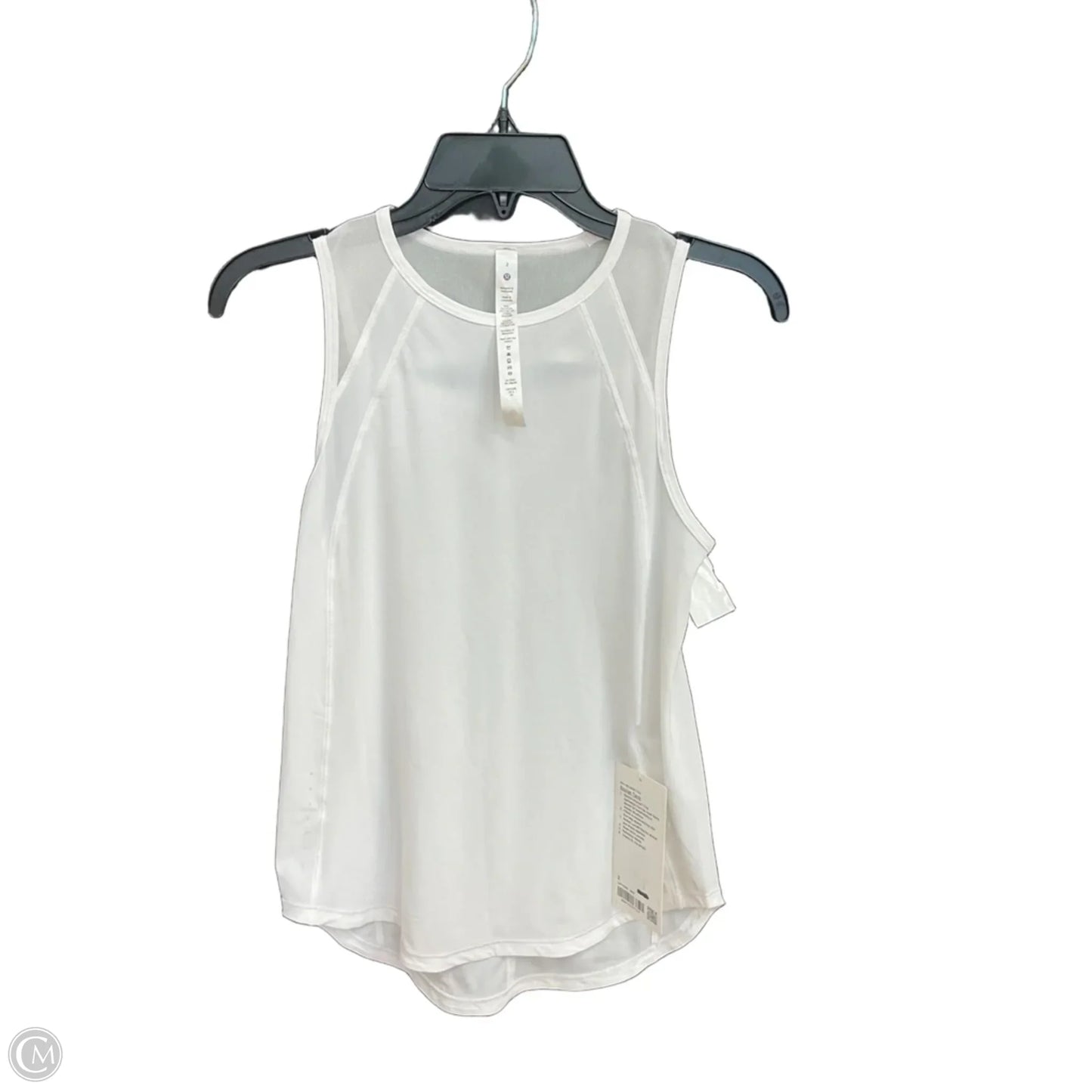 Athletic Tank Top By Lululemon In White, Size: Xs