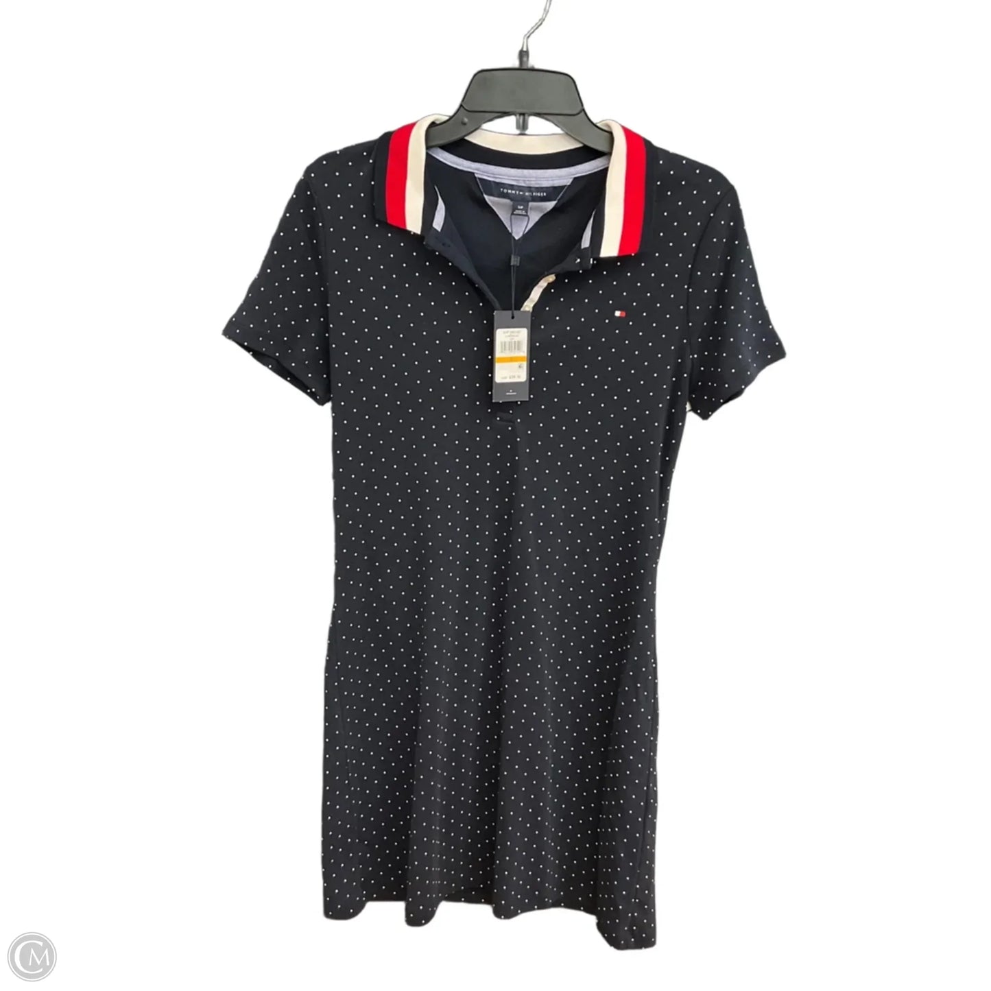 Dress Casual Midi By Tommy Hilfiger In Blue, Size: S