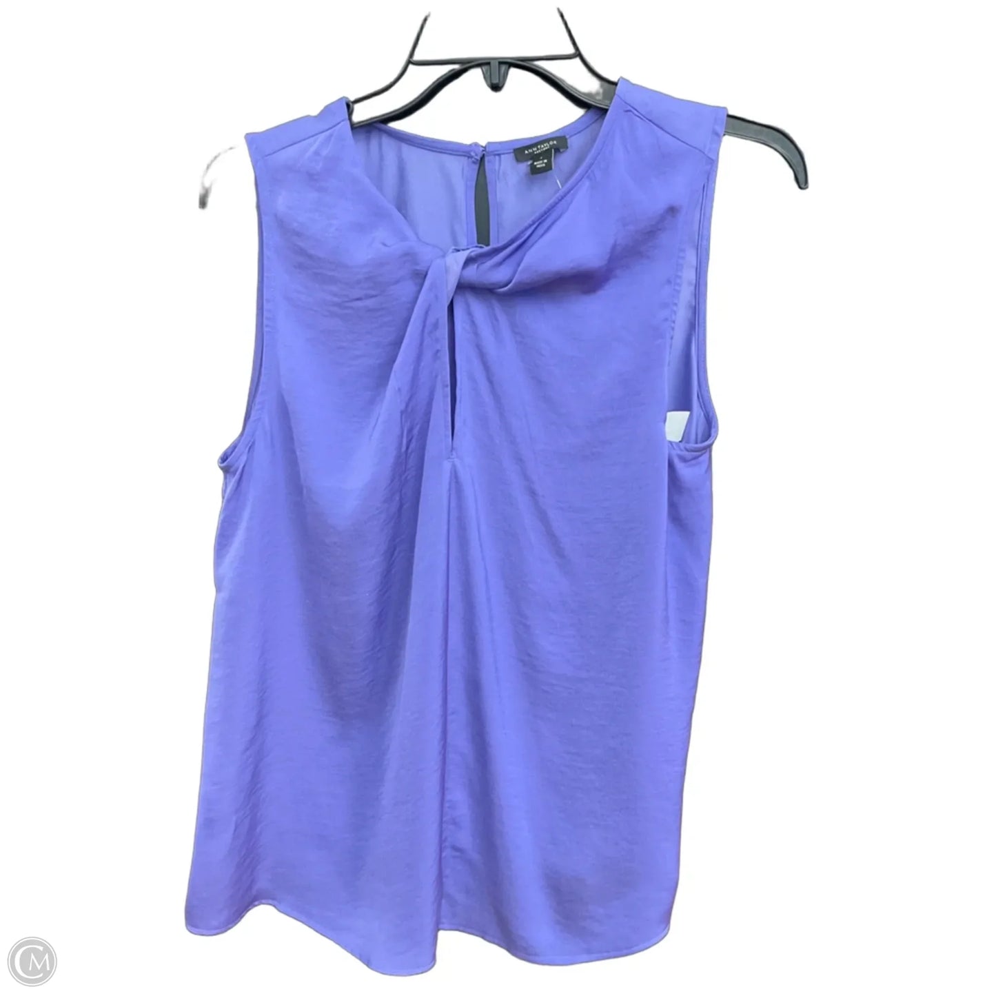Top Sleeveless By Ann Taylor In Purple, Size: S