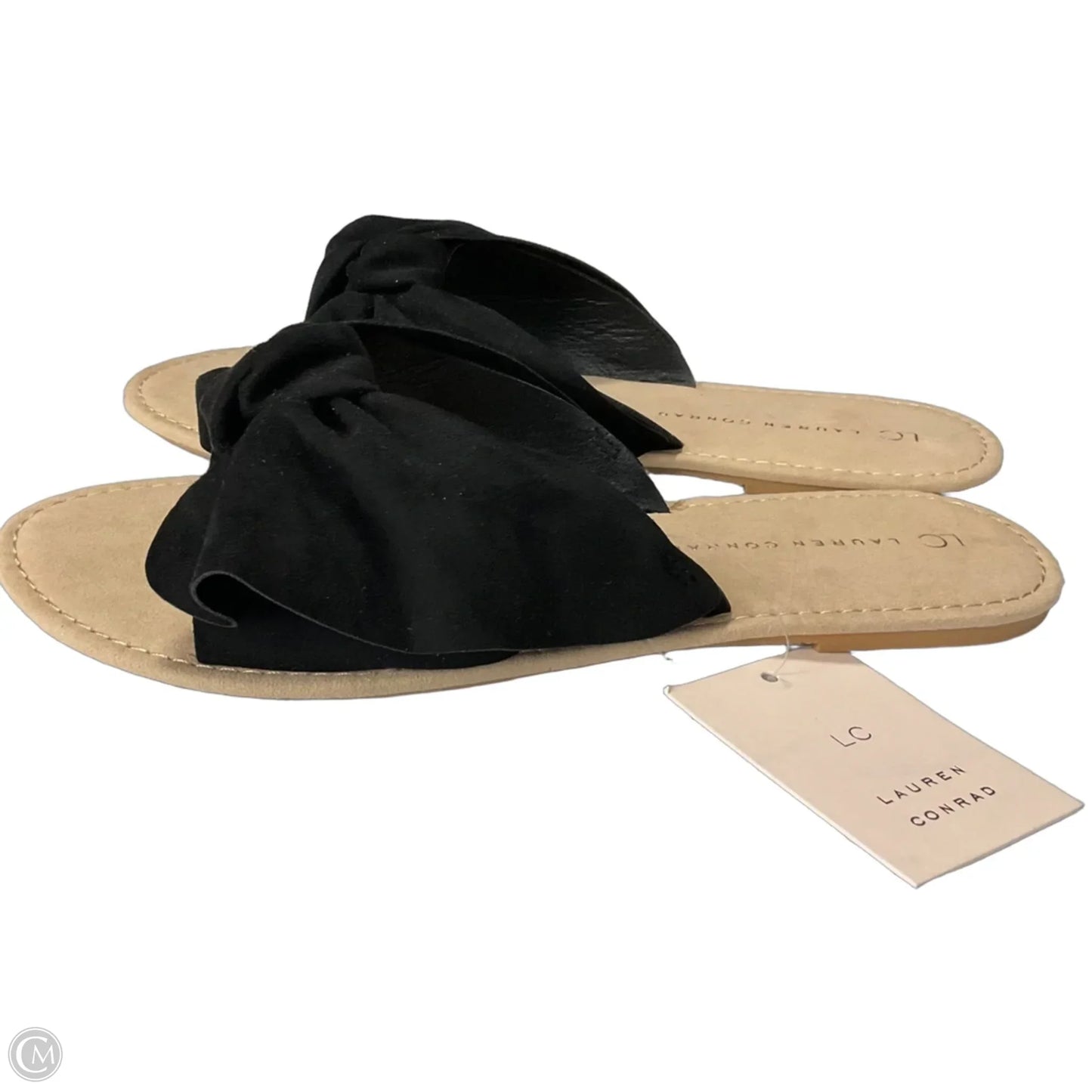 Sandals Flip Flops By Lc Lauren Conrad In Black, Size: 9