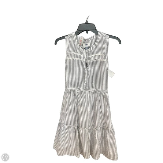 Dress Casual Midi By Old Navy In Striped Pattern, Size: Xs