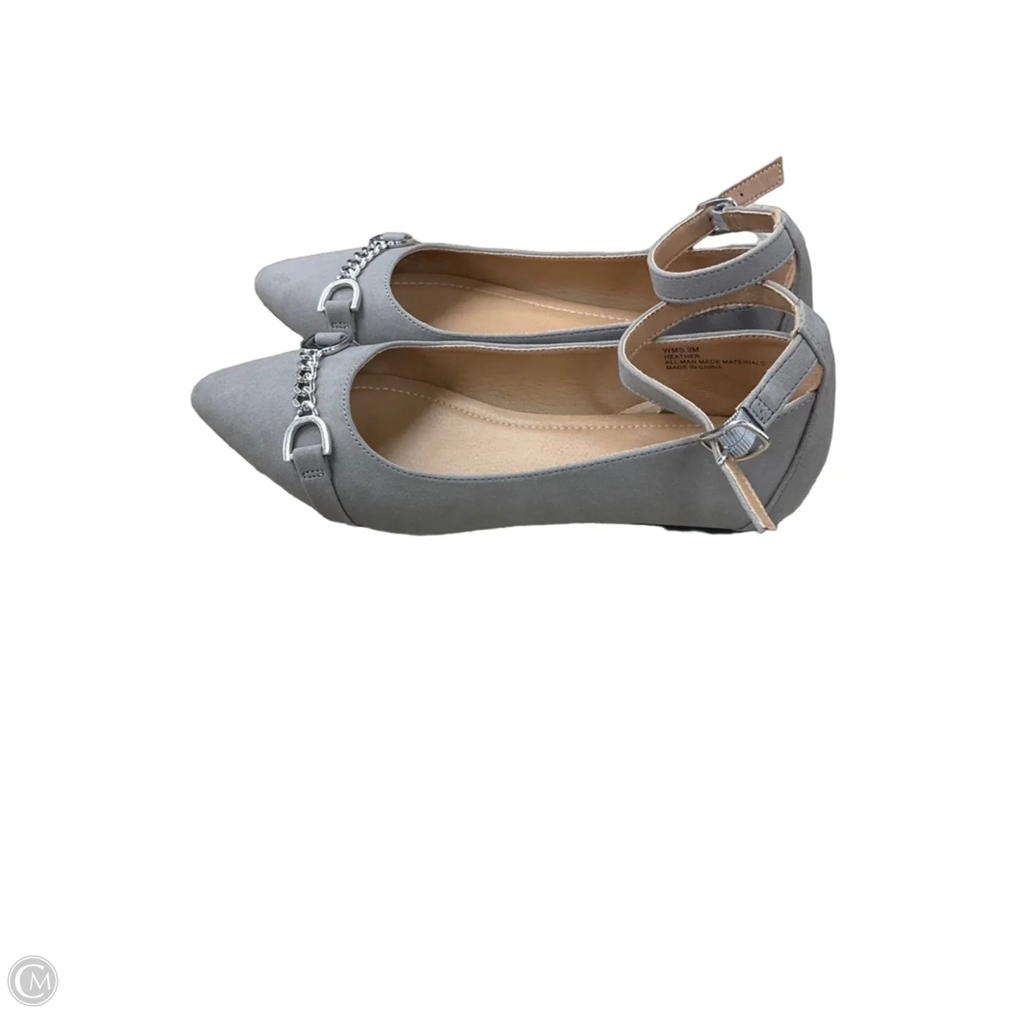 Shoes Flats By Report In Grey, Size: 9