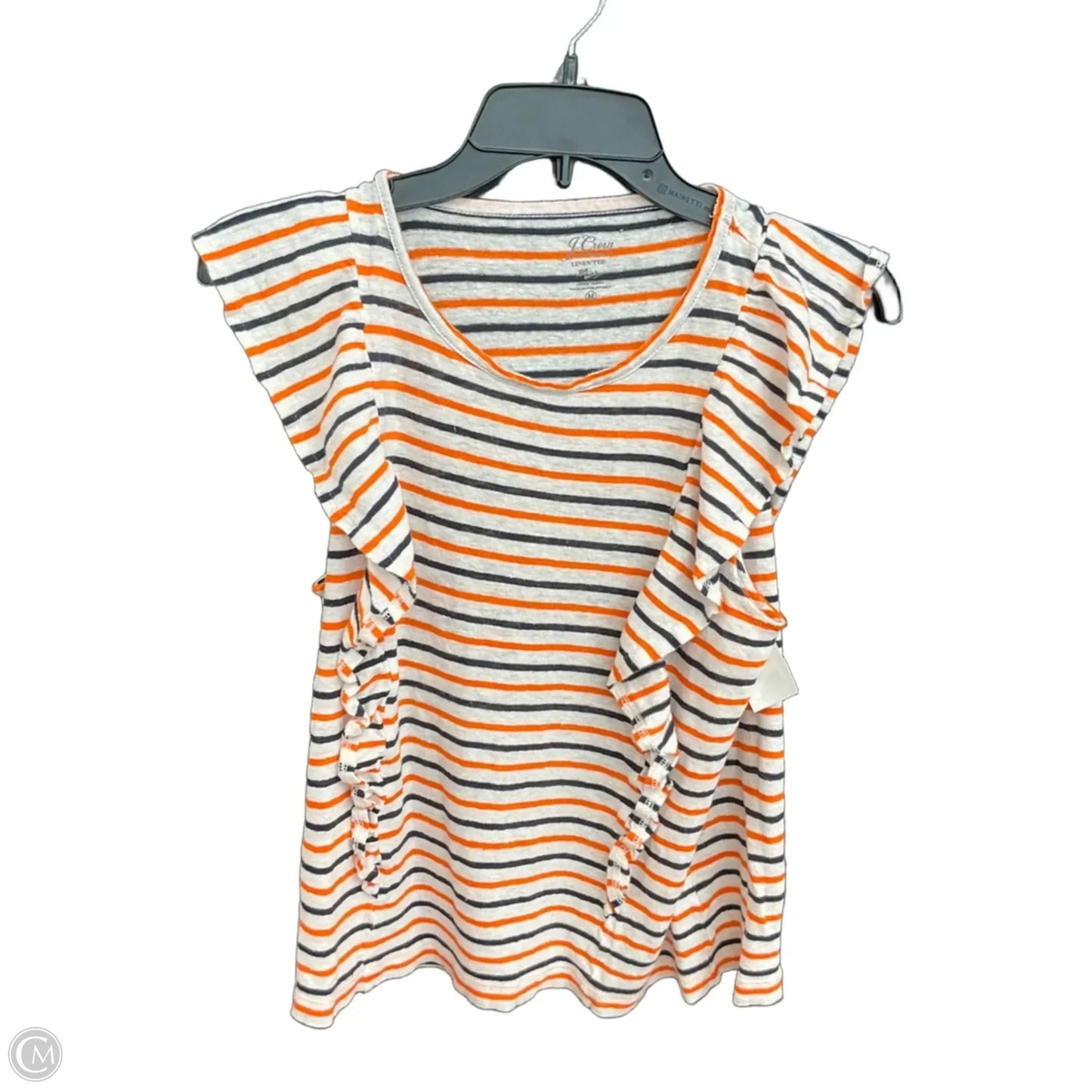Top Sleeveless By J. Crew In Striped Pattern, Size: M