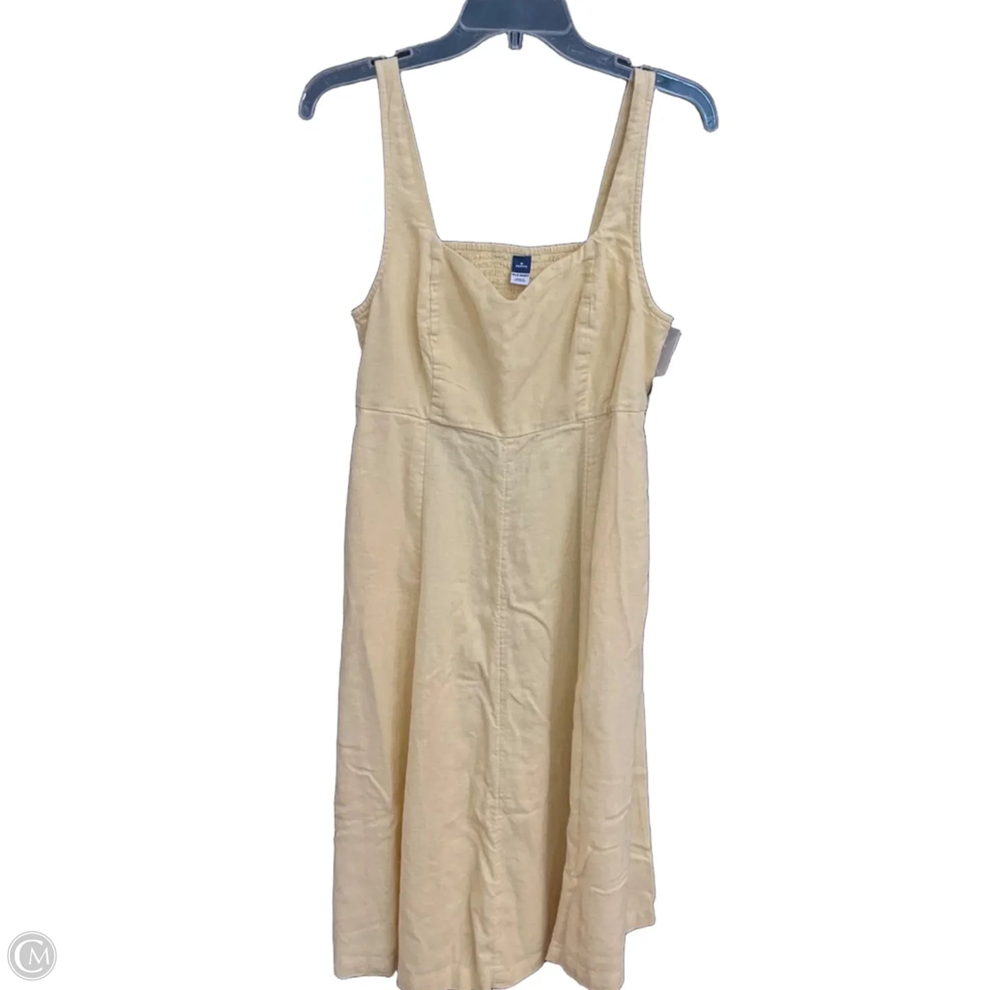 Dress Casual Midi By Old Navy In Yellow, Size: Mp