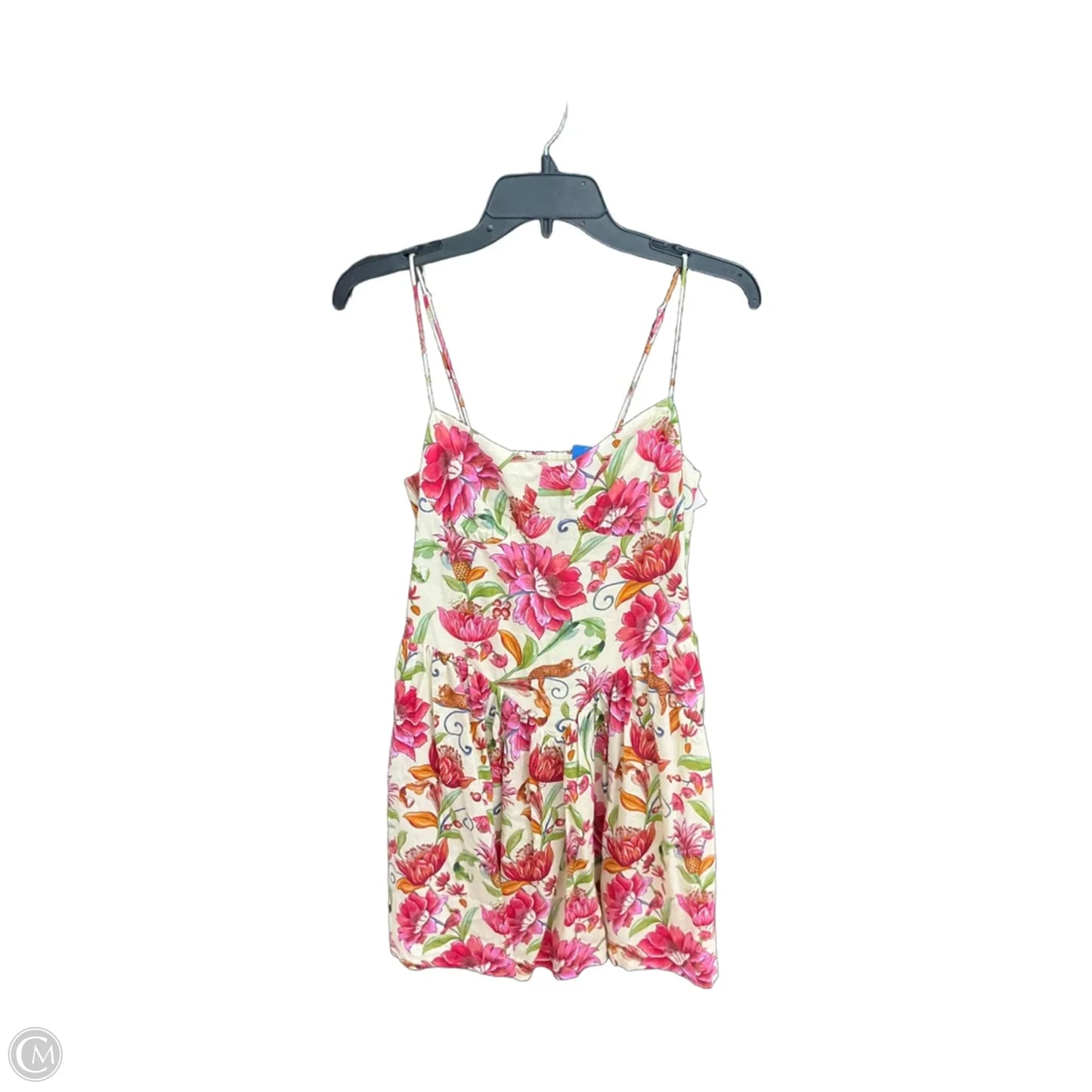 Dress Casual Short By Farm Rio In Floral Print, Size: M