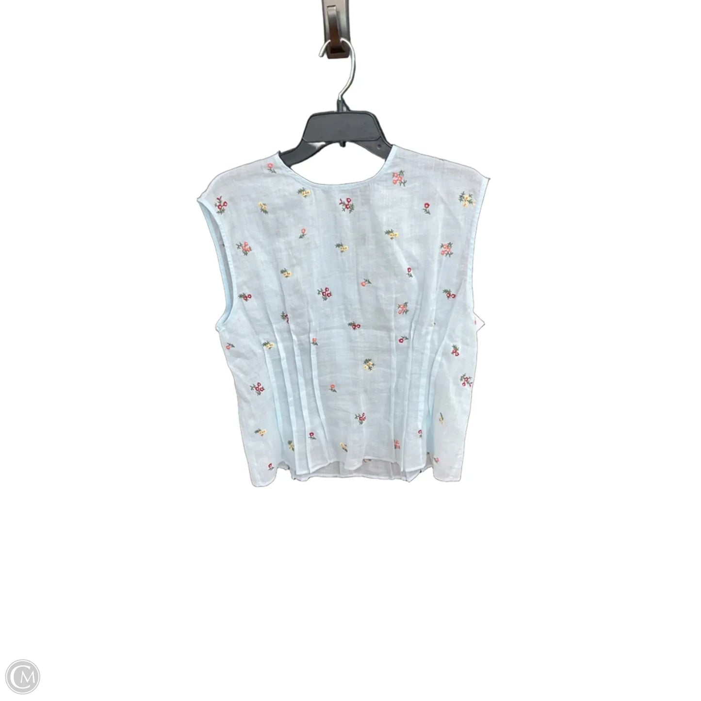 Top Sleeveless By J. Crew In Blue, Size: M