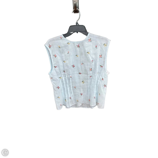 Top Sleeveless By J. Crew In Blue, Size: M
