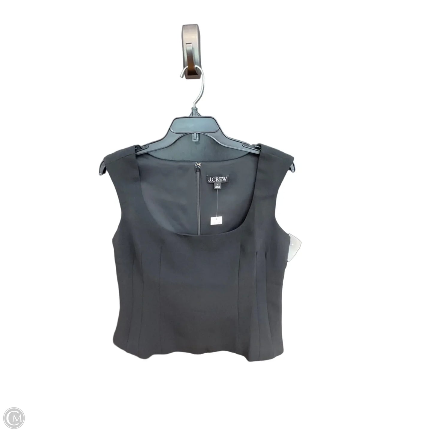 Top Sleeveless By J. Crew In Black, Size: S
