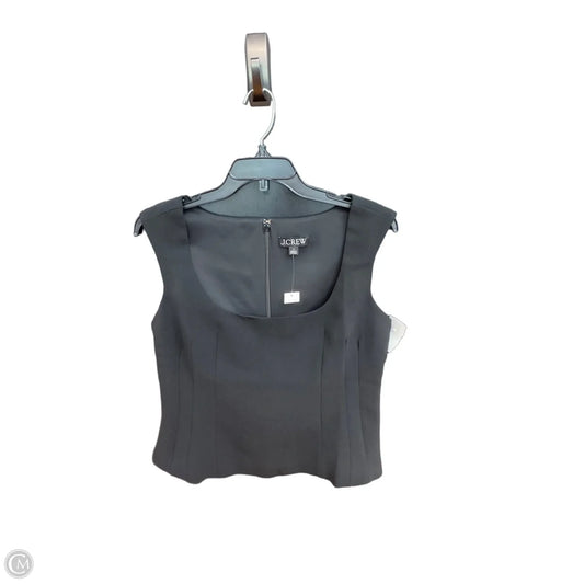 Top Sleeveless By J. Crew In Black, Size: S