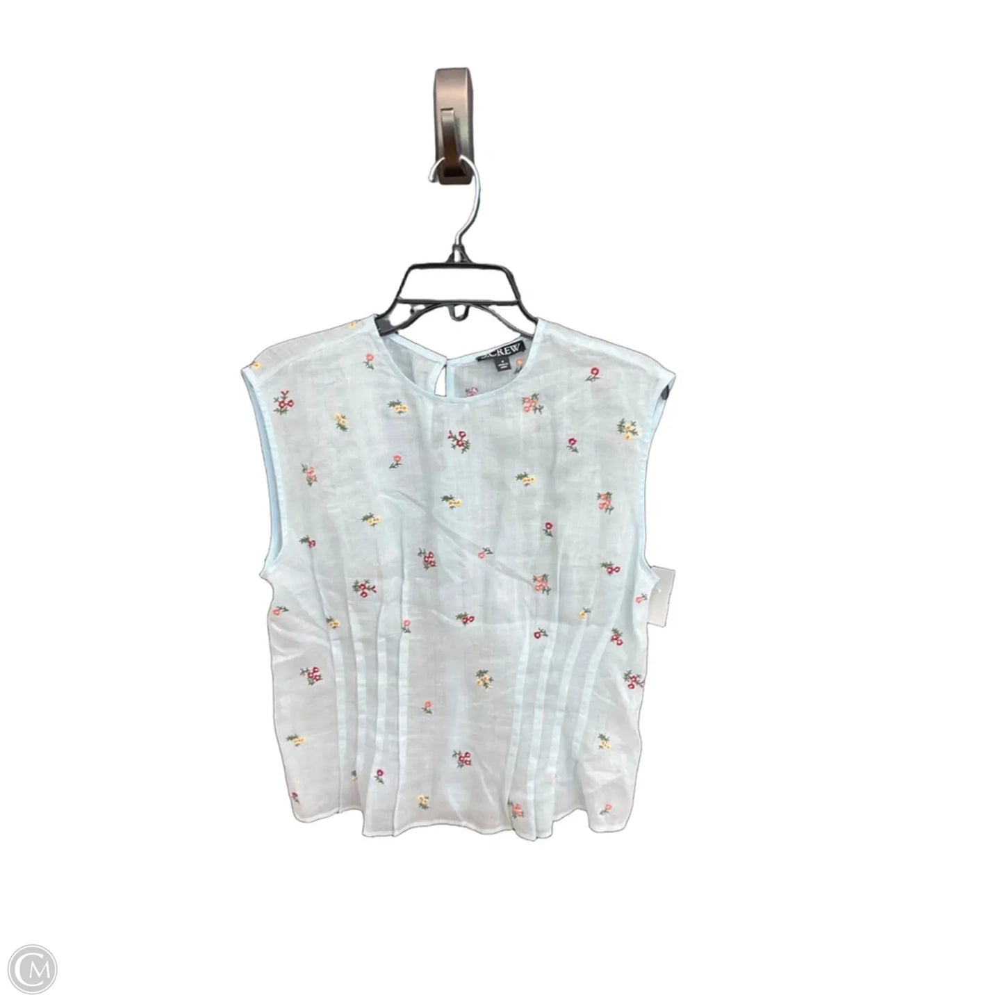 Top Sleeveless By J. Crew In Blue, Size: M