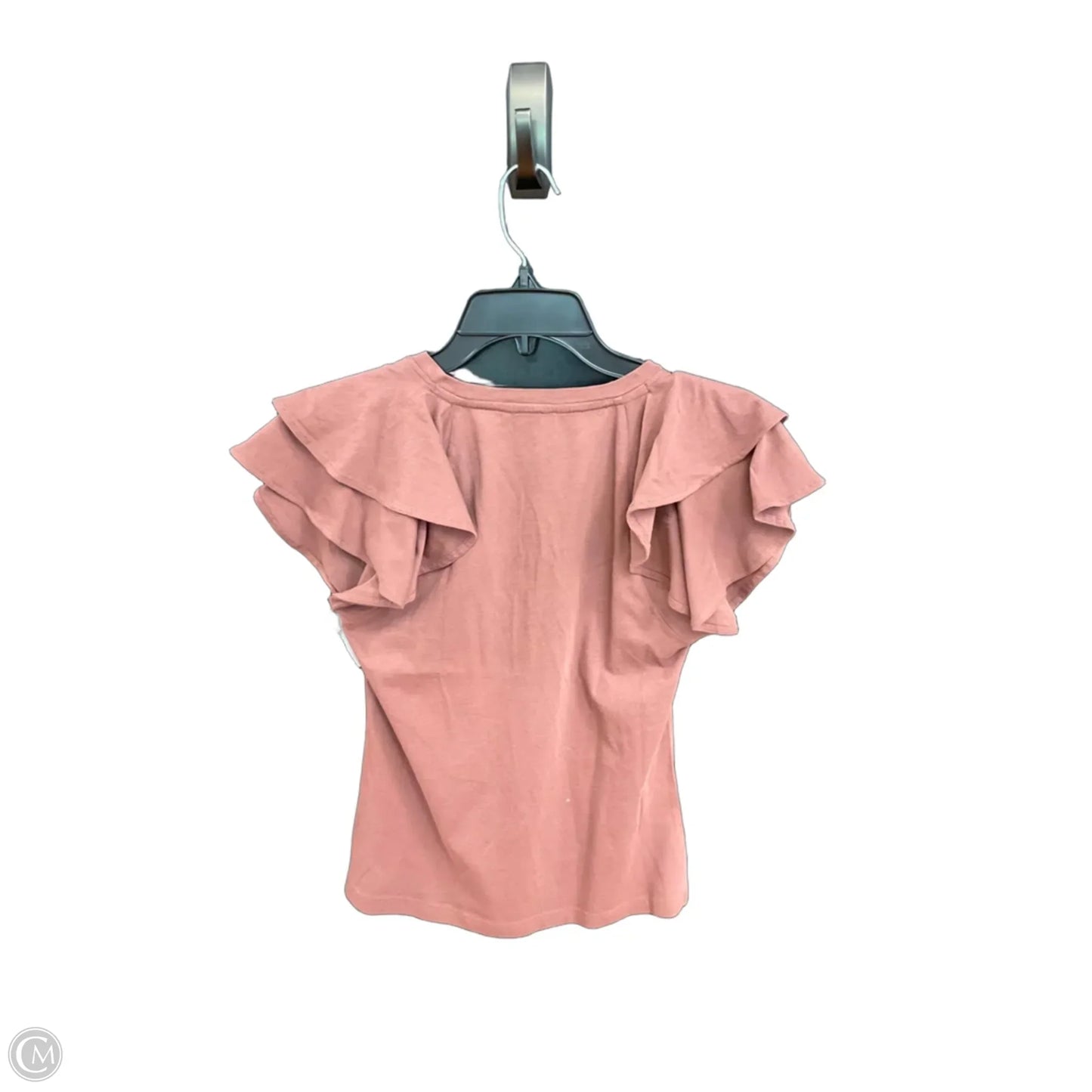 Top Short Sleeve By Maeve In Brown, Size: M