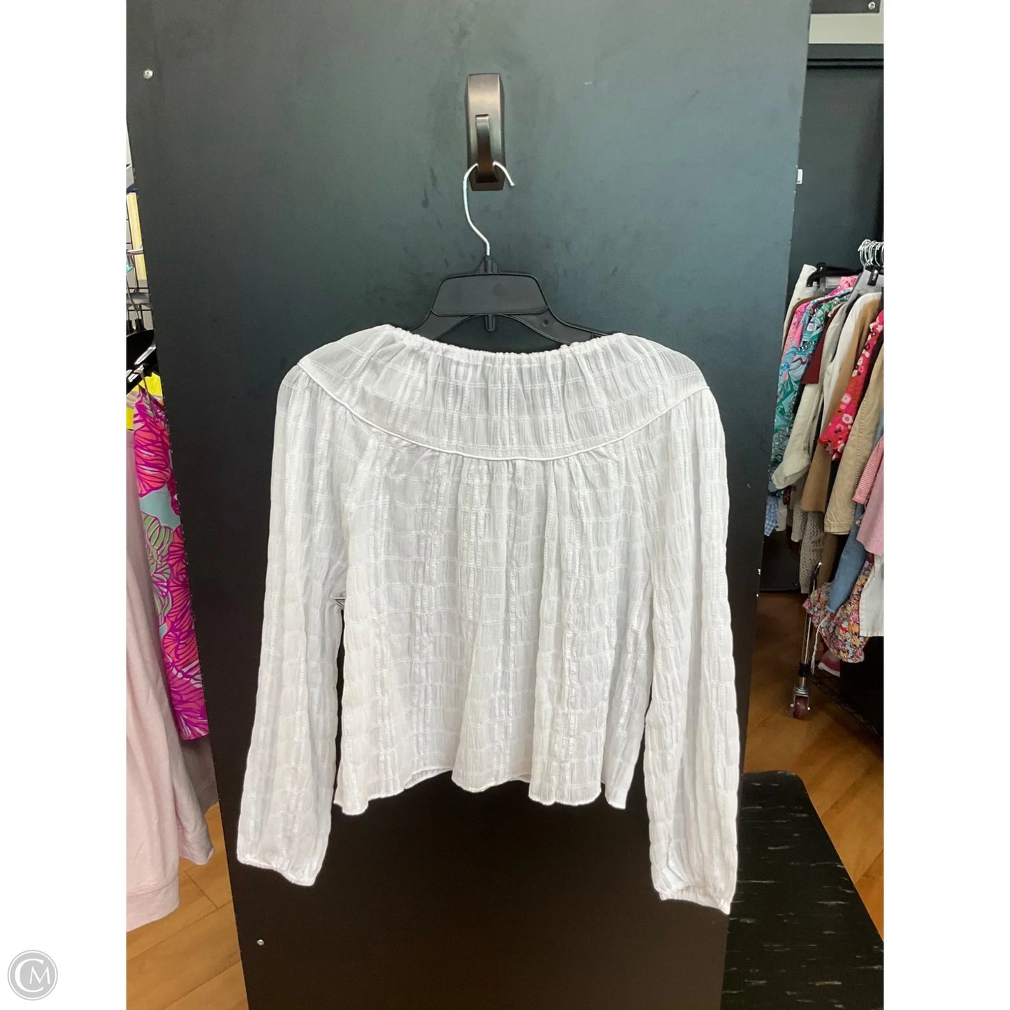 Top Long Sleeve By J. Crew In White, Size: S