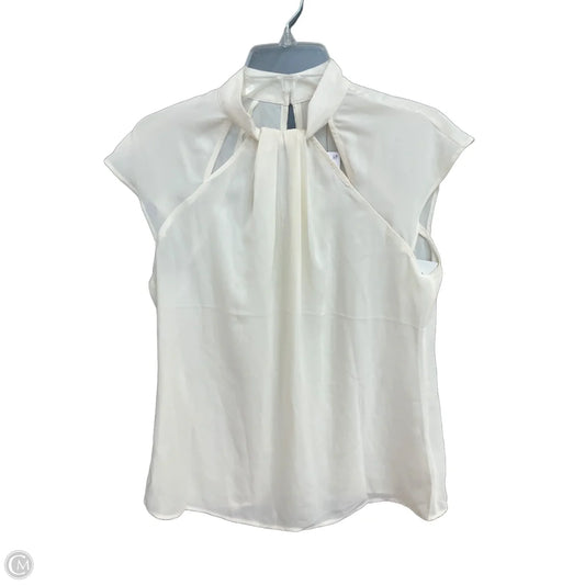 Top Sleeveless By Express In Cream, Size: M