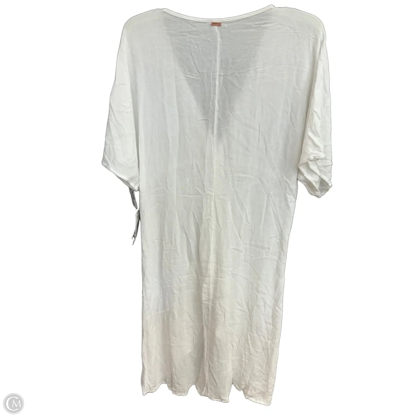 Swimwear Cover-up By Clothes Mentor In White, Size: M
