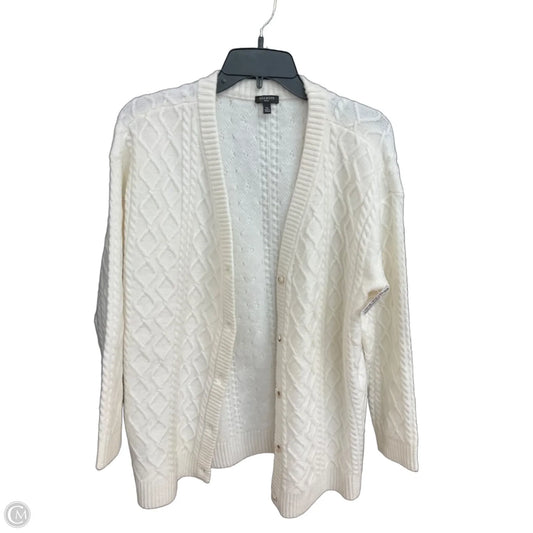 Cardigan By Talbots In Cream, Size: Lp