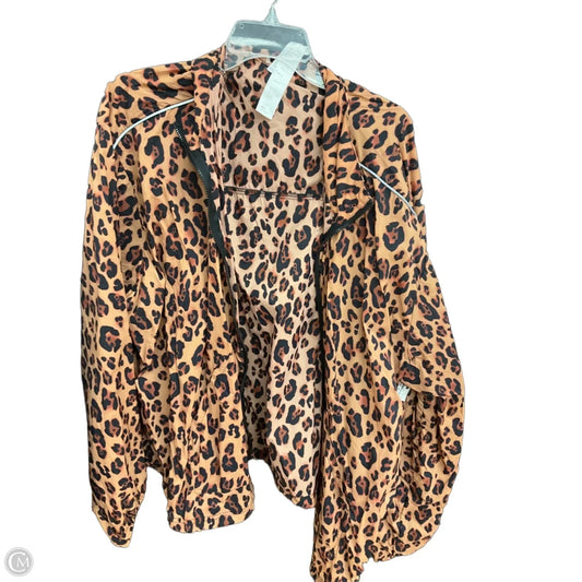 Jacket Windbreaker By Fabletics In Animal Print, Size: 4x