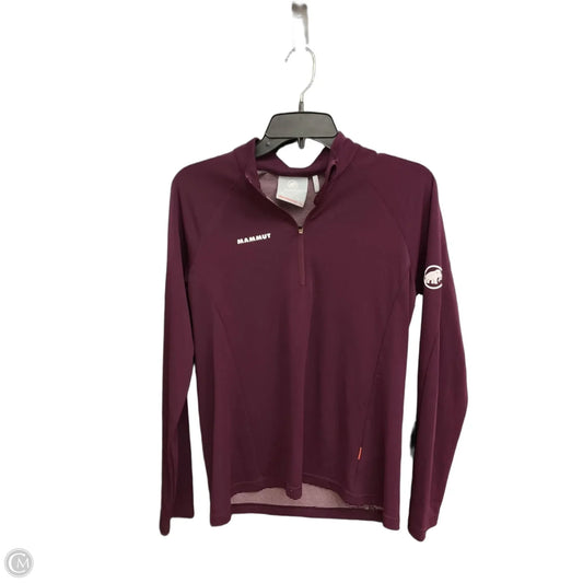 Athletic Top Long Sleeve Collar By Clothes Mentor In Purple, Size: S