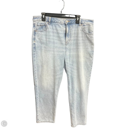 Jeans Boyfriend By American Eagle In Blue Denim, Size: 16