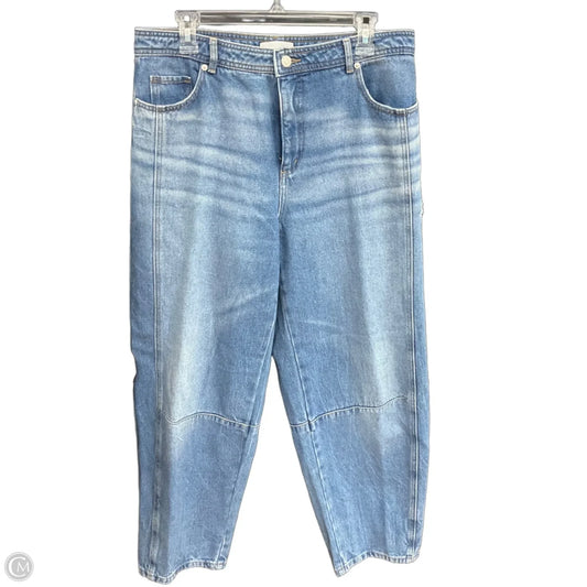 Jeans Wide Leg By Loft In Blue Denim, Size: 10