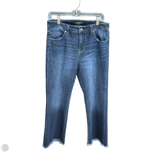 Jeans Straight By Liverpool In Blue Denim, Size: 10