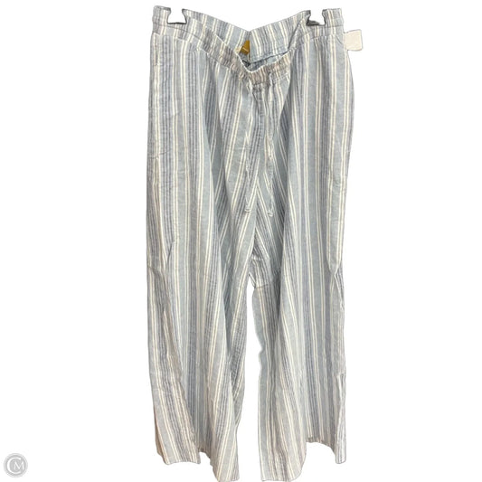 Pants Linen By Downeast In Blue, Size: Xxl