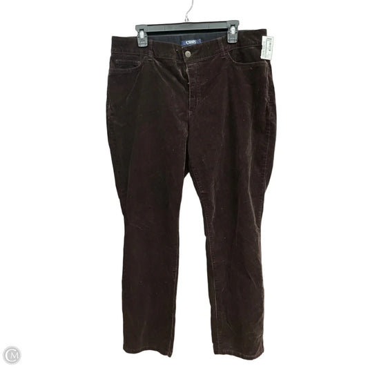 Pants Corduroy By Chaps In Brown, Size: 16