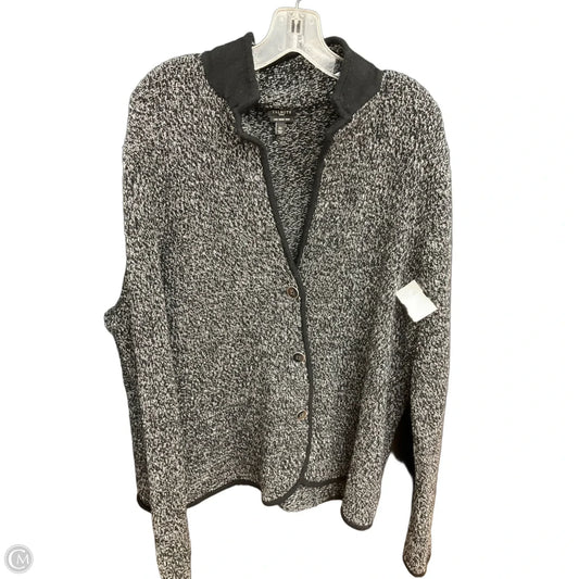 Cardigan By Talbots In Black, Size: 3x