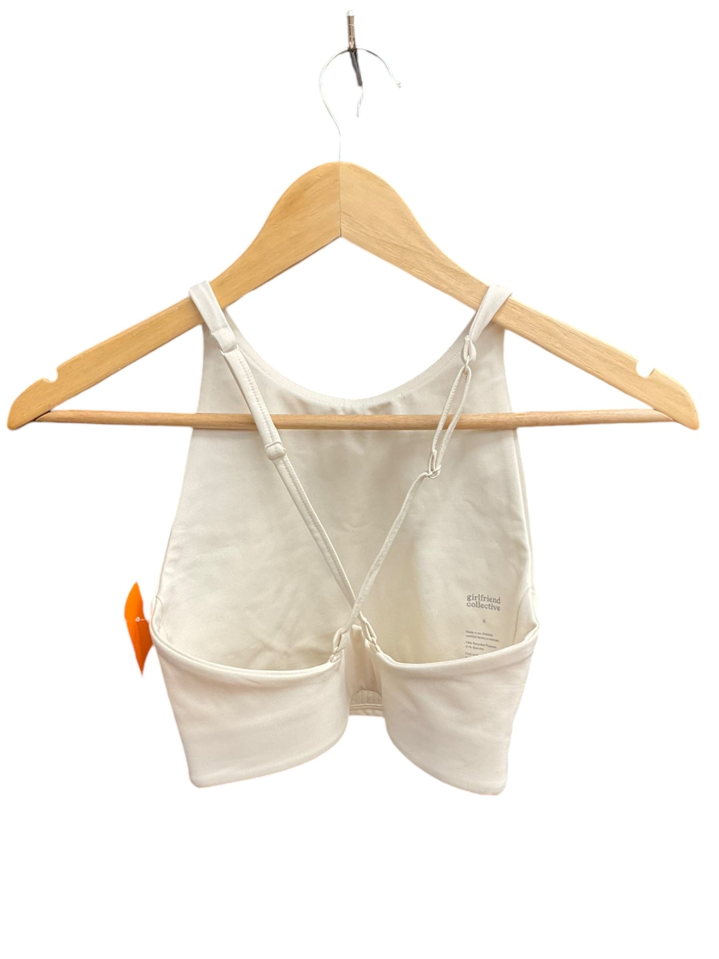 Athletic Bra By Clothes Mentor In White, Size: S