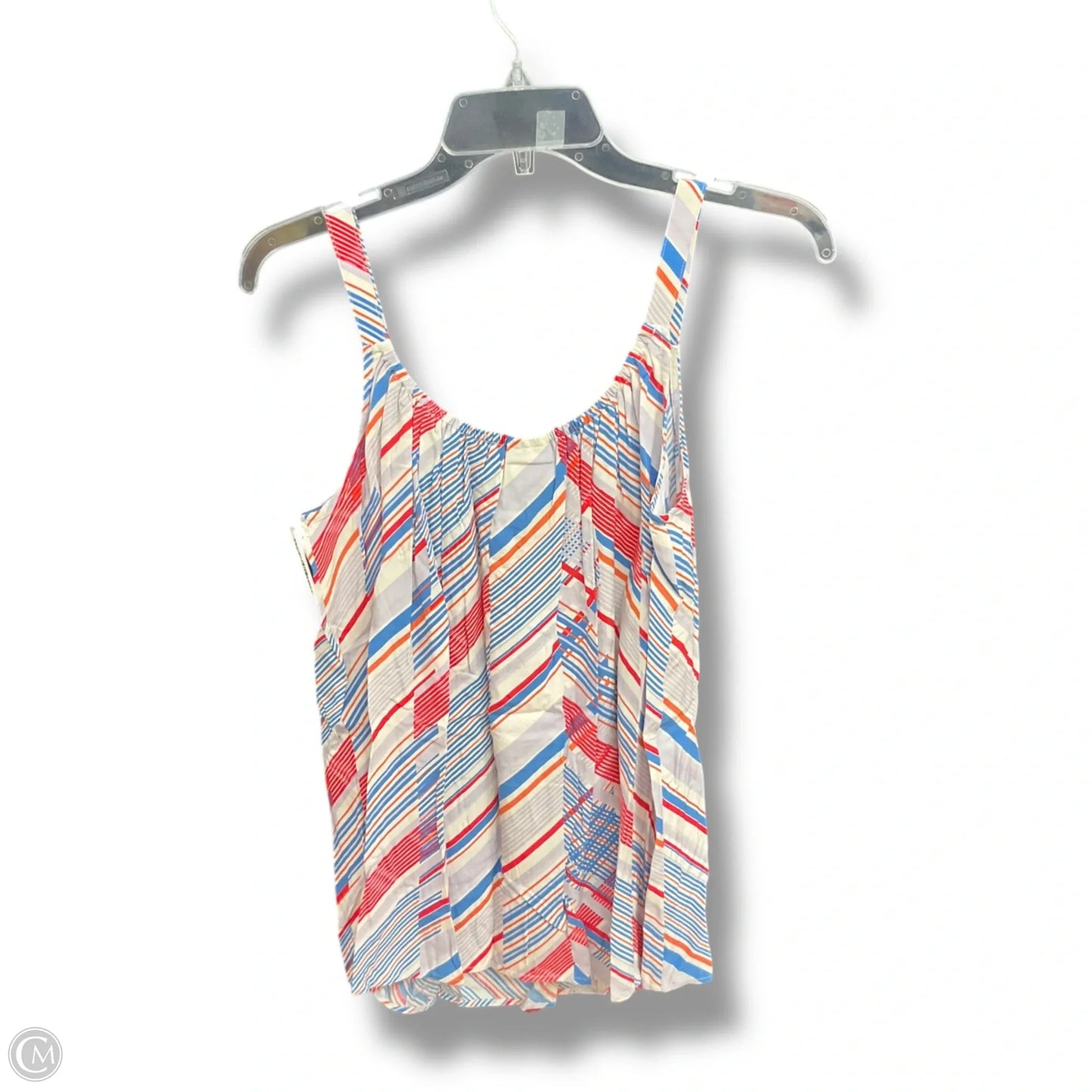 Top Sleeveless By Cabi In Multi-colored, Size: S