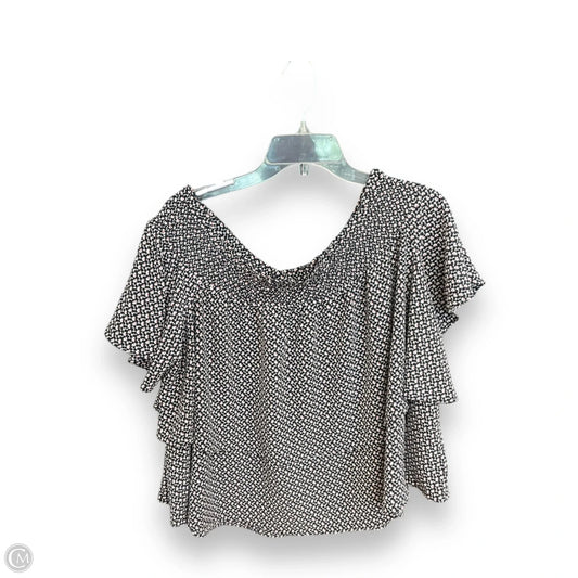 Top Short Sleeve By Michael By Michael Kors In Navy, Size: Xxl