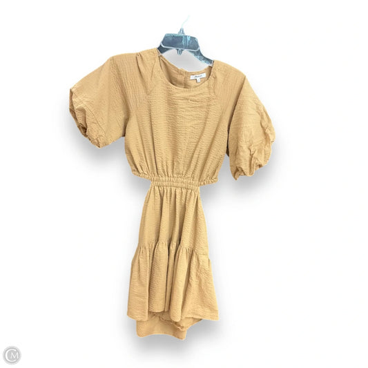 Dress Casual Midi By Madewell In Tan, Size: Xs