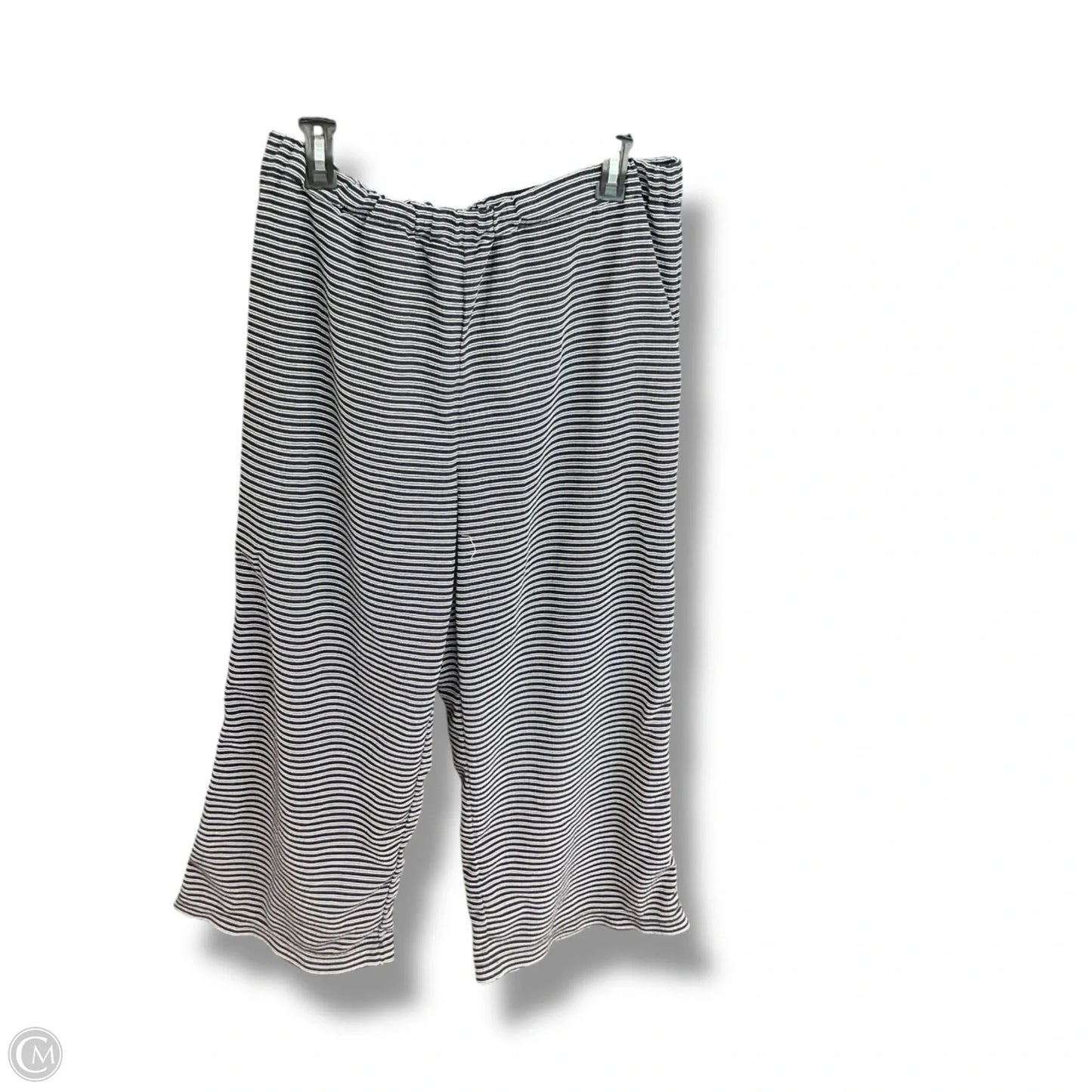 Capris By Madewell In Blue & White, Size: L