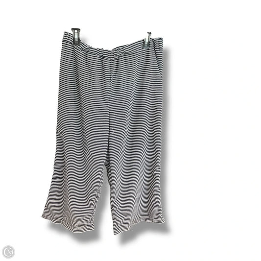 Capris By Madewell In Blue & White, Size: L