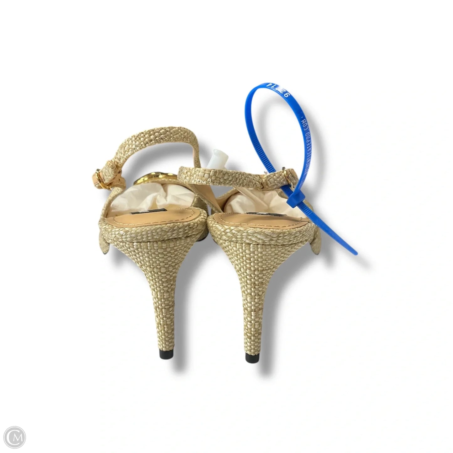 Shoes Luxury Designer By Dolce And Gabbana In Tan, Size: 10