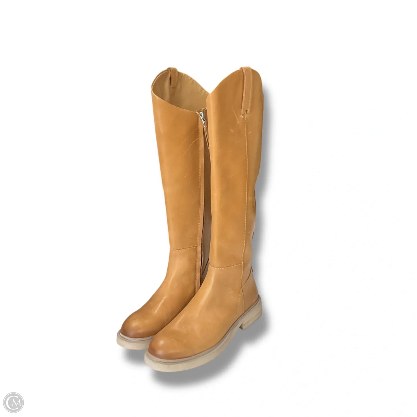 Boots Knee Flats By Sam Edelman In Tan, Size: 6