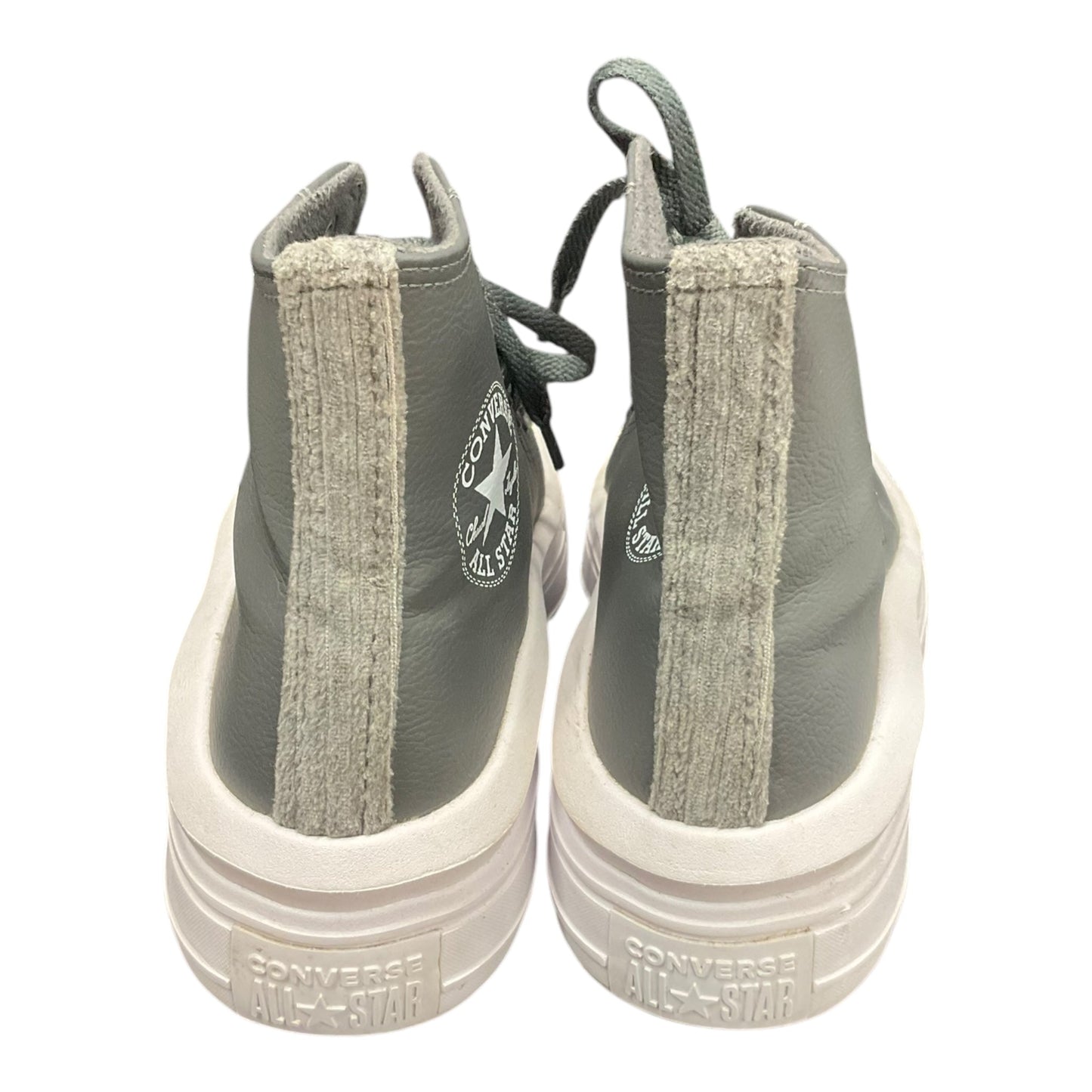 Shoes Sneakers Platform By Converse In Grey, Size: 9