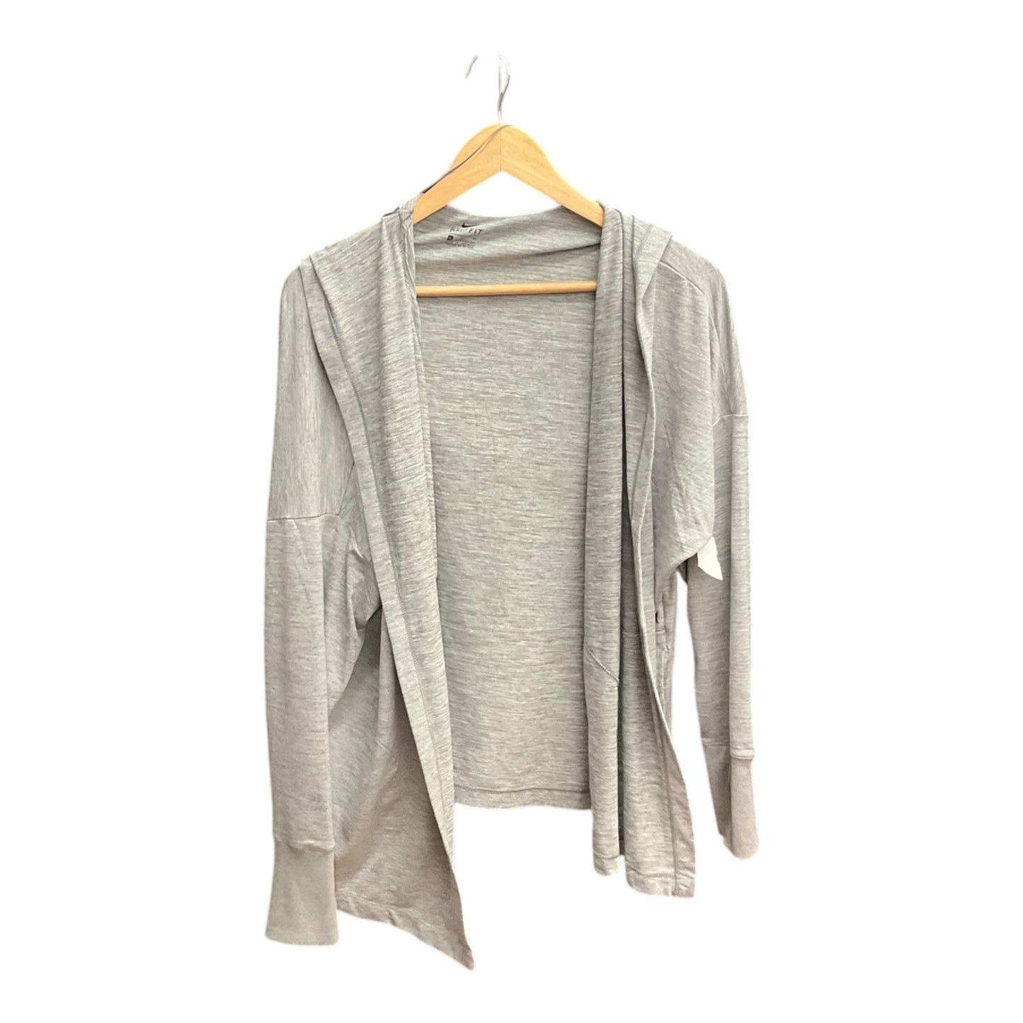 Cardigan By Nike In Grey, Size: Xl