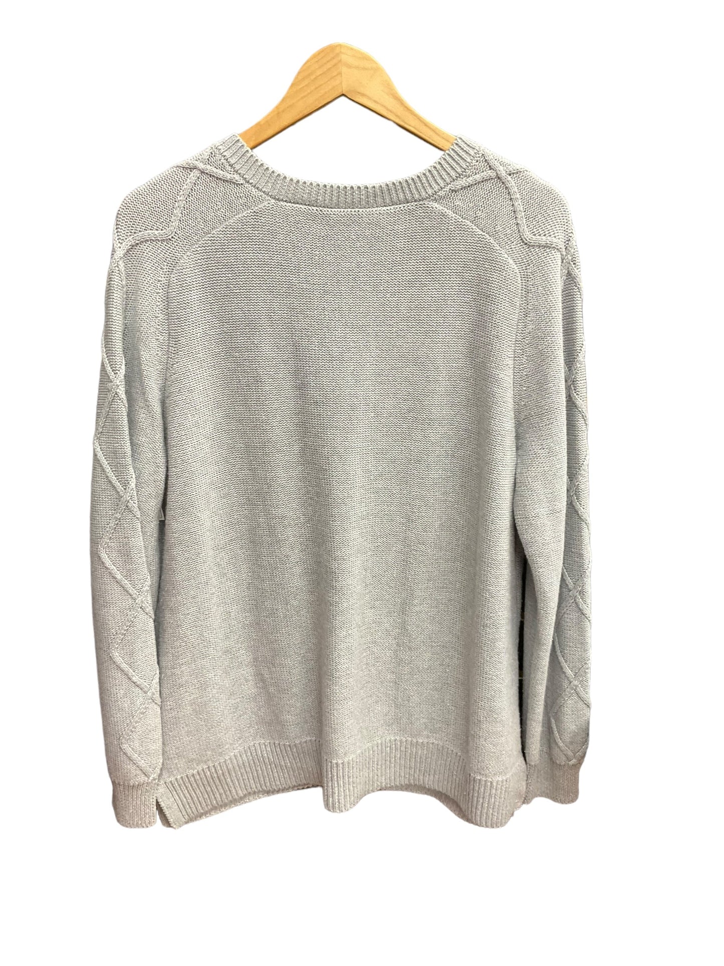 Sweater By Michael By Michael Kors In Grey, Size: Xl