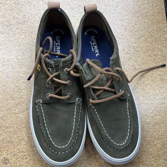 Shoes Athletic By Sperry In Green, Size: 9