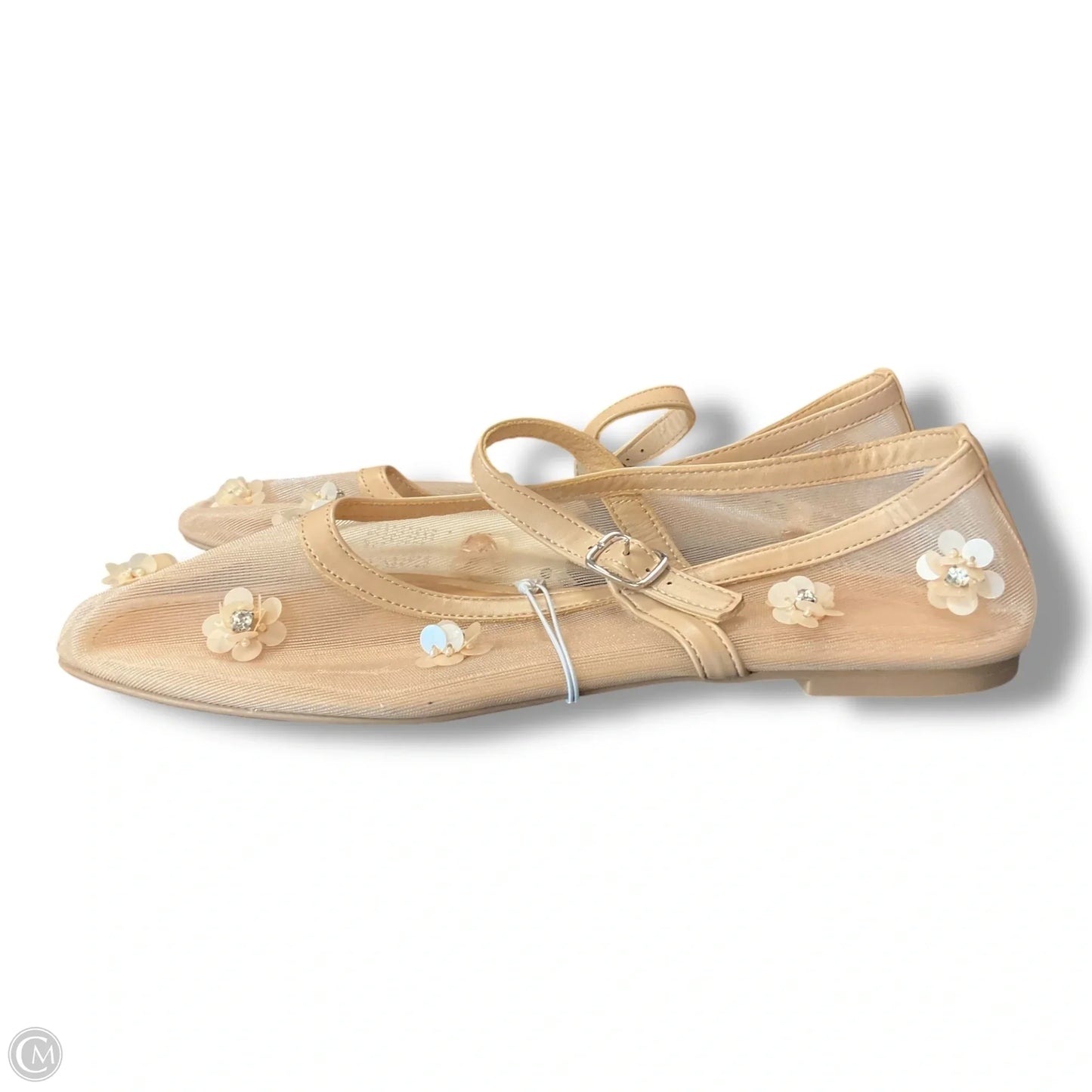 Shoes Flats By A New Day In Beige, Size: 11