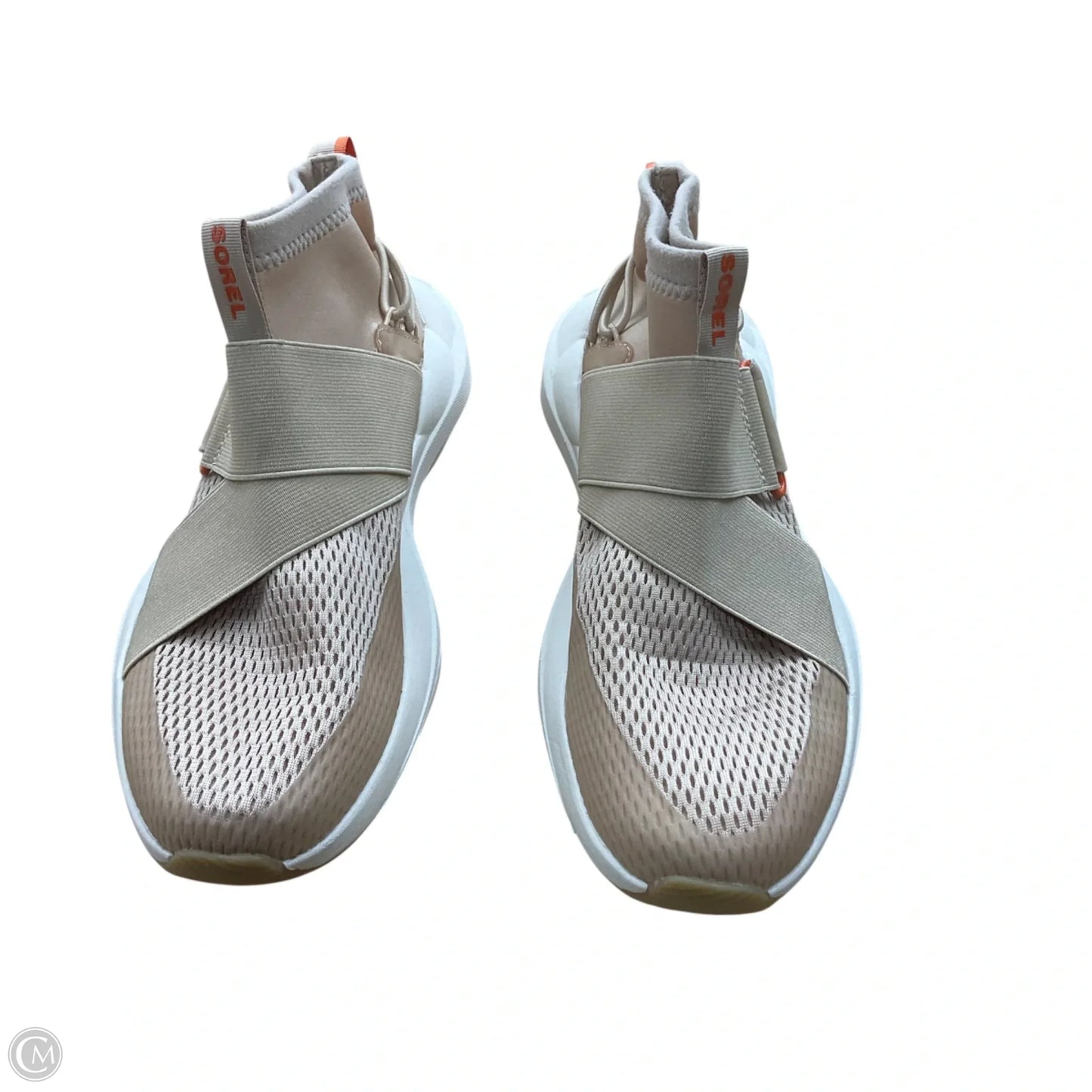 Shoes Athletic By Sorel In Tan & White, Size: 9.5