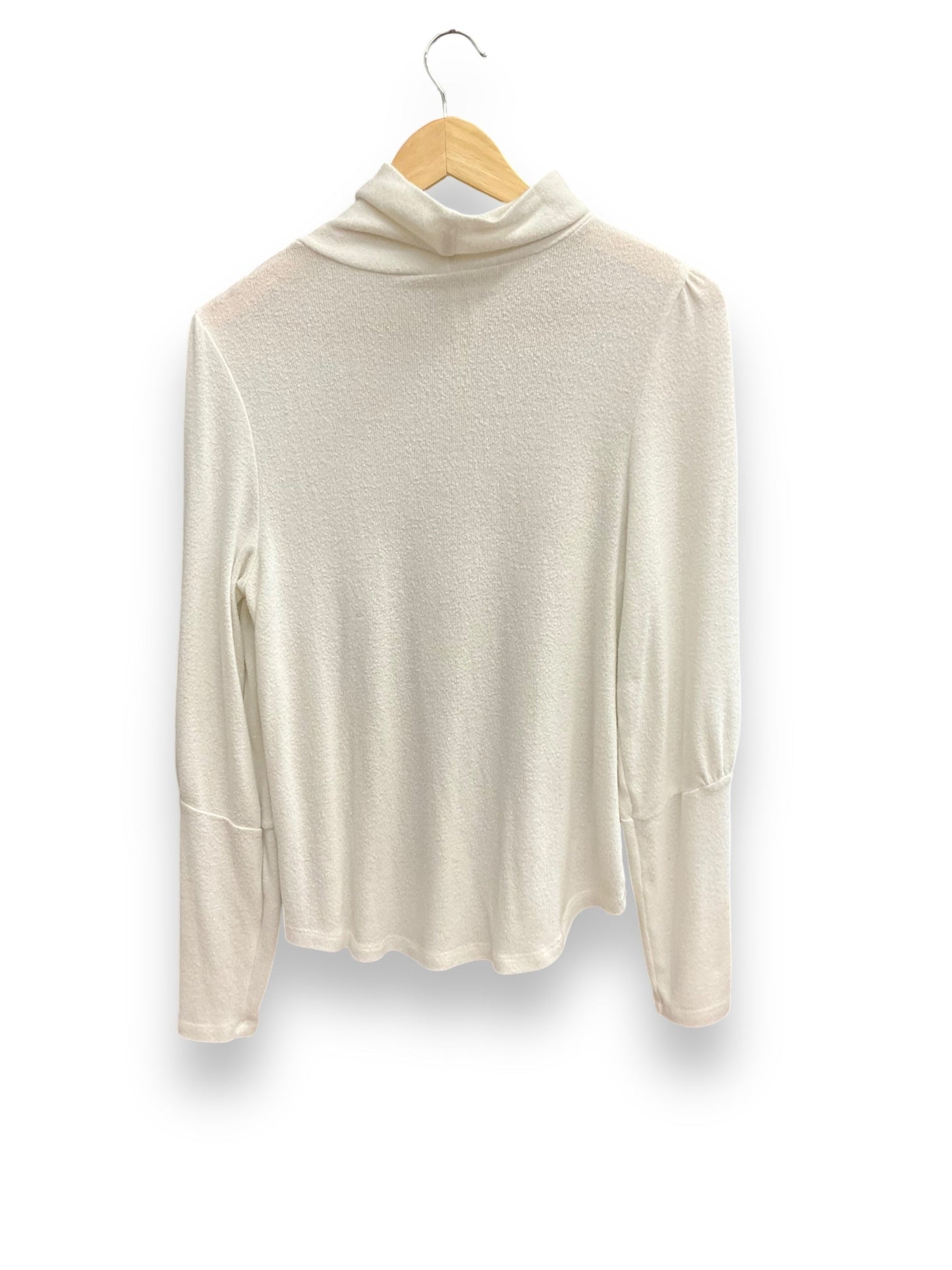 Top Long Sleeve By Anthropologie In White, Size: M