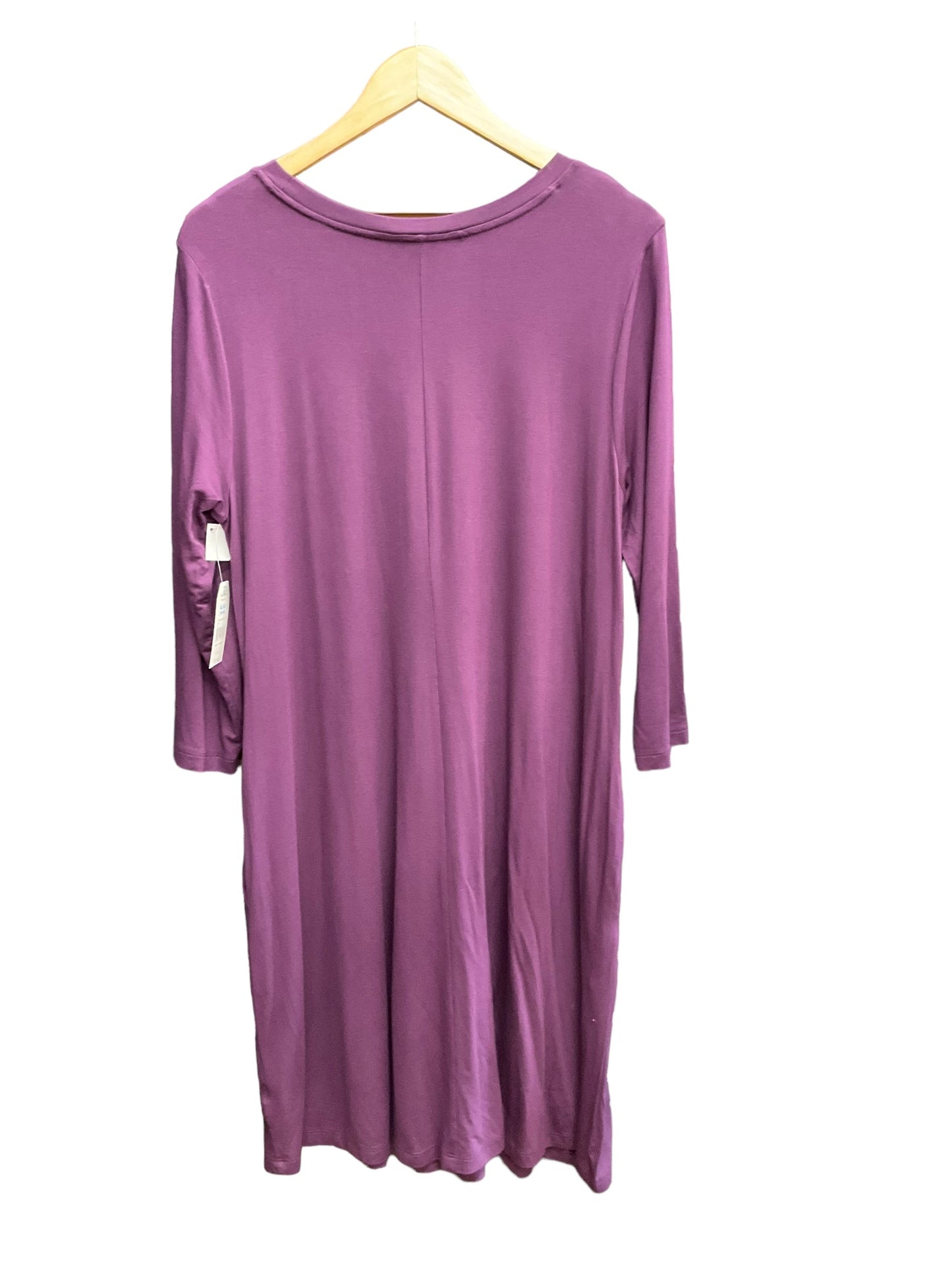 Purple Dress Casual Short Time And Tru, Size Xl