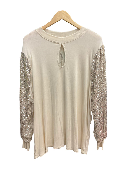 Gold Top Long Sleeve Maurices, Size 3x