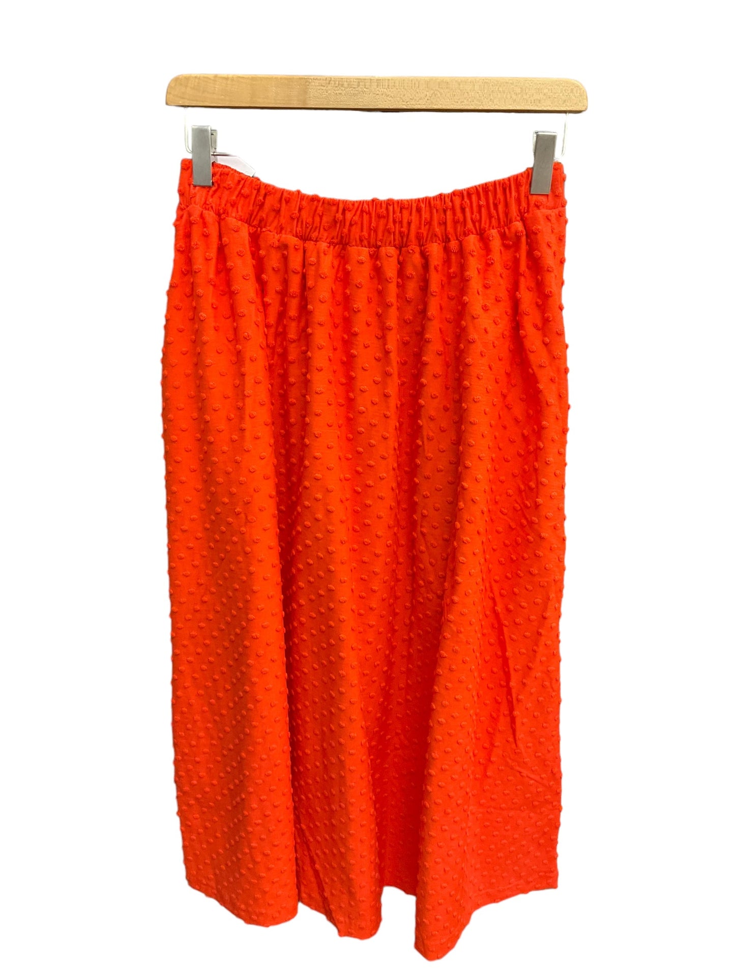 Orange Skirt Midi Clothes Mentor, Size 8