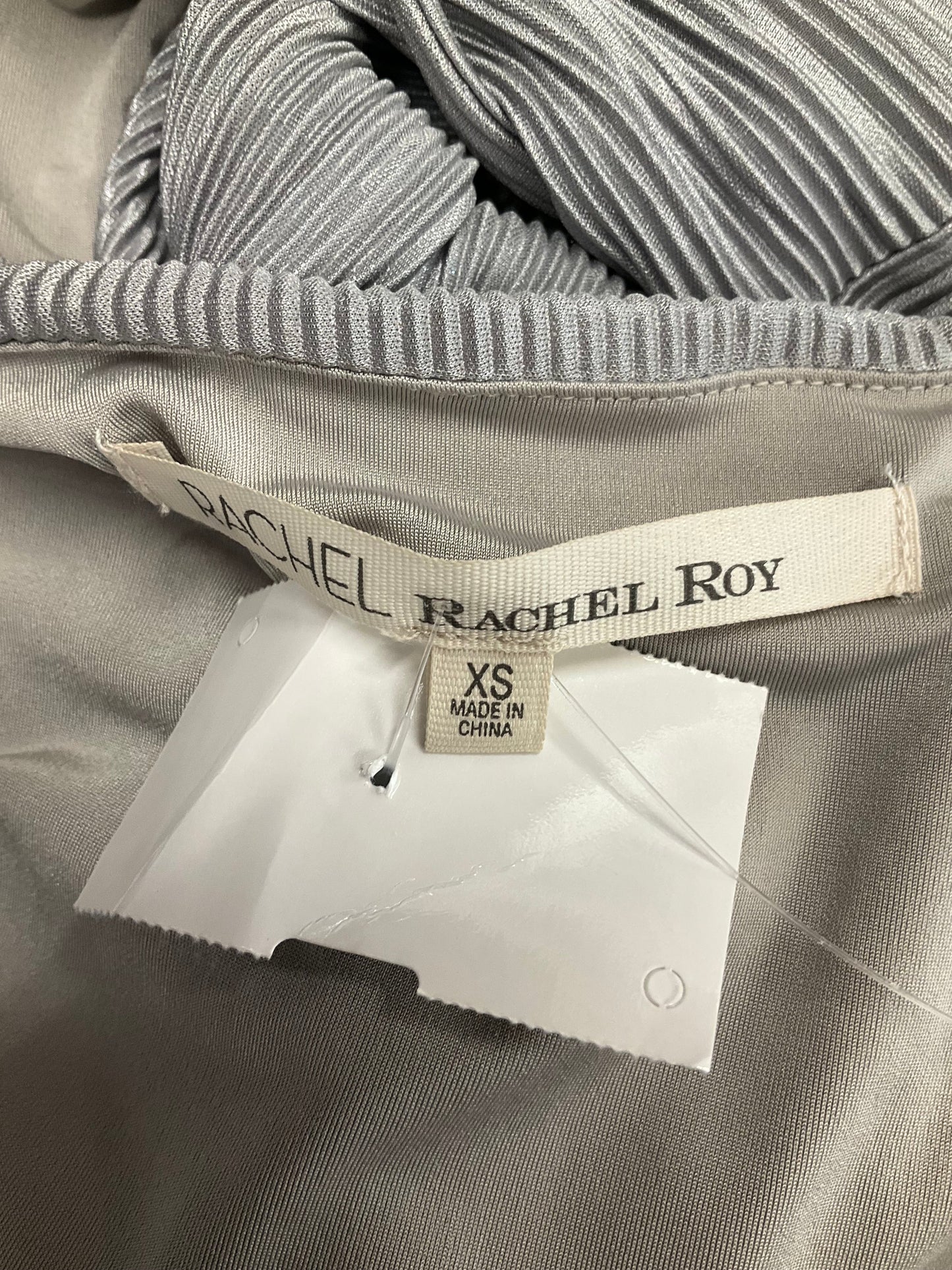 Grey Dress Party Midi Rachel Roy, Size Xs