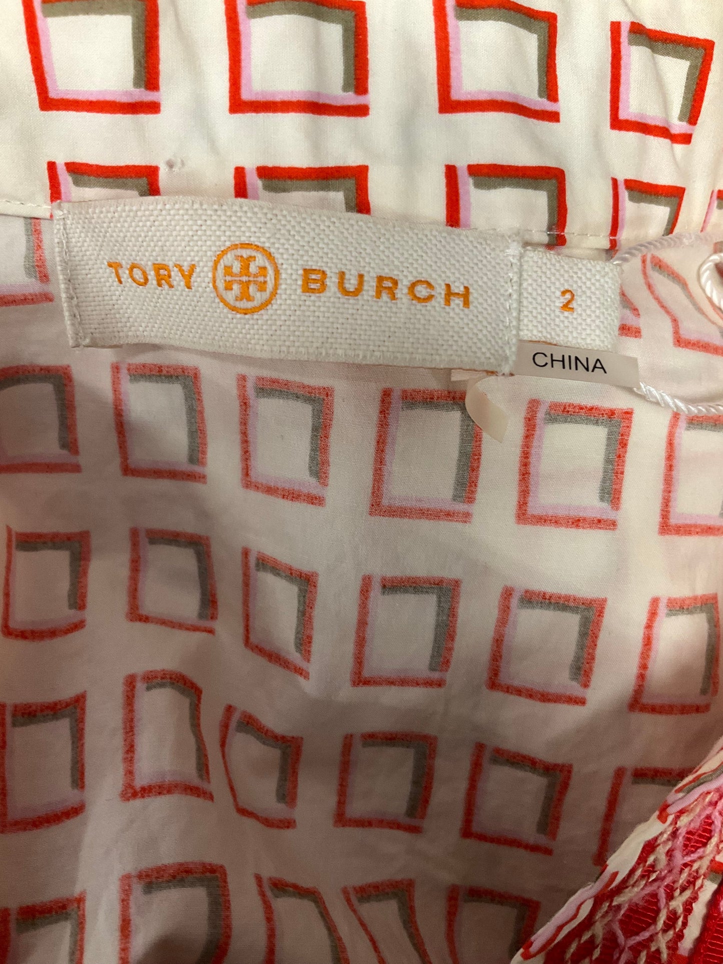 Multi-colored Dress Designer Tory Burch, Size Xs